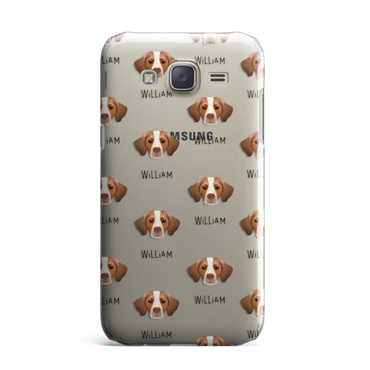 Brittany Icon with Name Samsung Galaxy J7 Case
