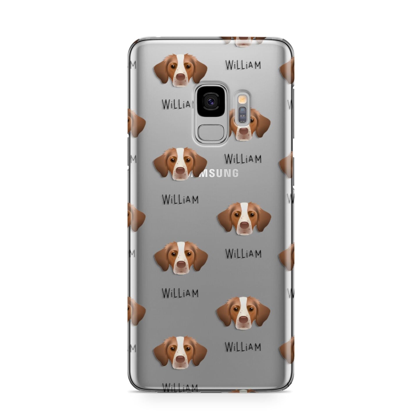 Brittany Icon with Name Samsung Galaxy S9 Case