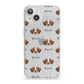 Brittany Icon with Name iPhone 13 Clear Bumper Case