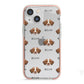 Brittany Icon with Name iPhone 13 Mini TPU Impact Case with Pink Edges