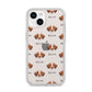 Brittany Icon with Name iPhone 14 Clear Tough Case Starlight