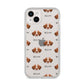 Brittany Icon with Name iPhone 14 Plus Clear Tough Case Starlight