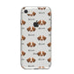 Brittany Icon with Name iPhone 8 Bumper Case on Silver iPhone