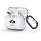 Brittany Personalised AirPods Glitter Case 3rd Gen Side Image