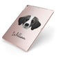 Brittany Personalised Apple iPad Case on Rose Gold iPad Side View