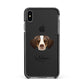 Brittany Personalised Apple iPhone Xs Max Impact Case Black Edge on Black Phone