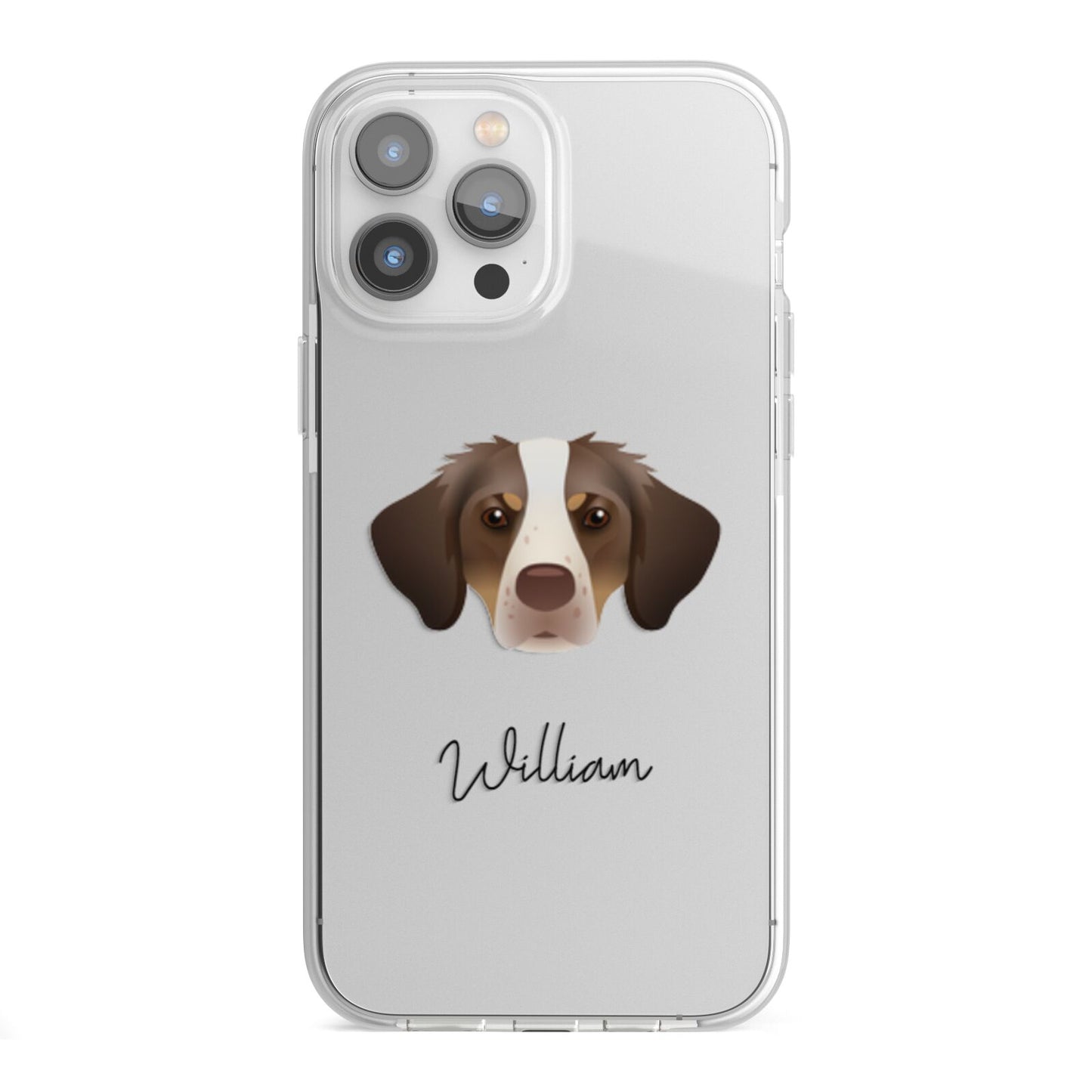 Brittany Personalised iPhone 13 Pro Max TPU Impact Case with White Edges
