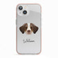 Brittany Personalised iPhone 13 TPU Impact Case with Pink Edges
