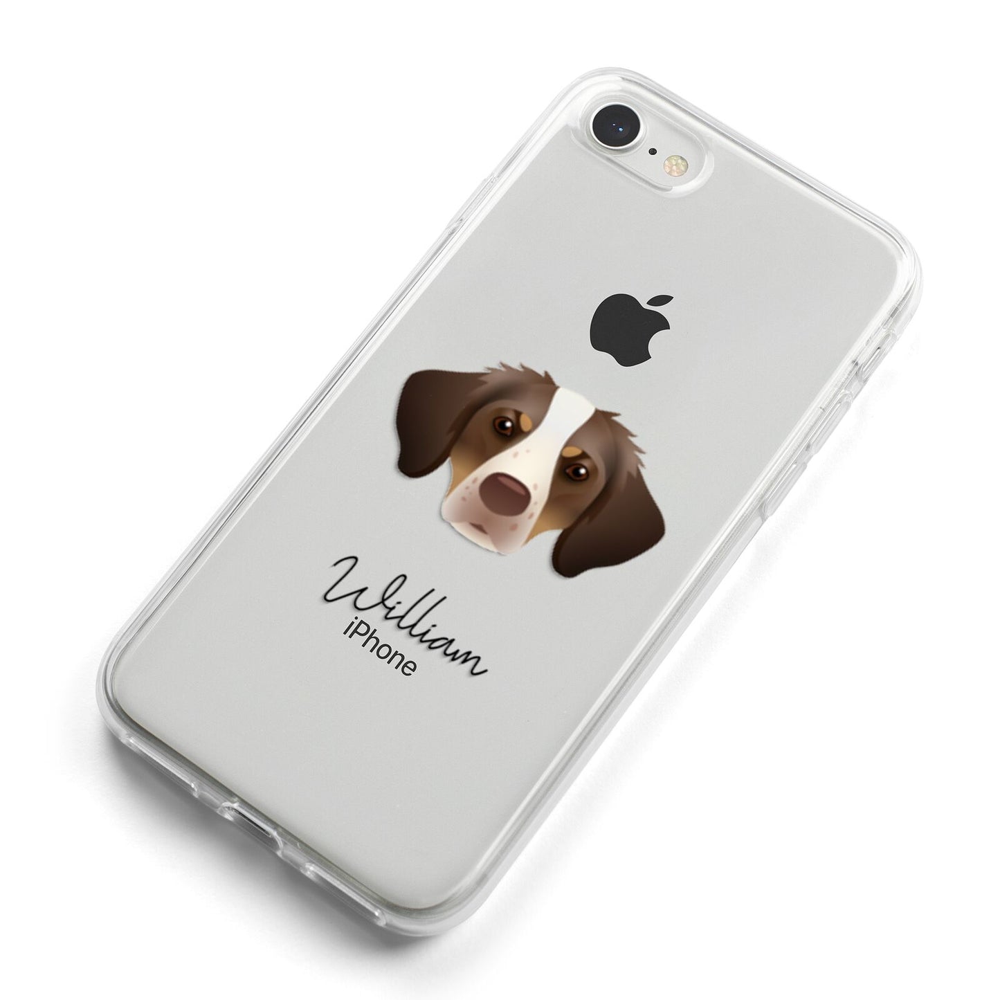 Brittany Personalised iPhone 8 Bumper Case on Silver iPhone Alternative Image