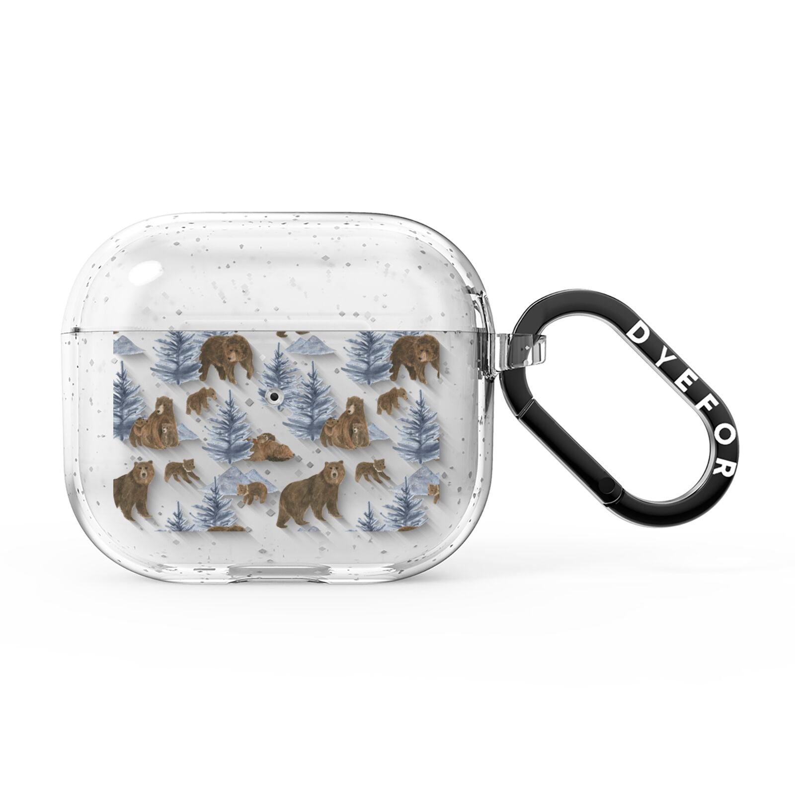 Brown Bear AirPods Glitter Case 3rd Gen