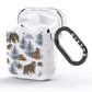 Brown Bear AirPods Glitter Case Side Image