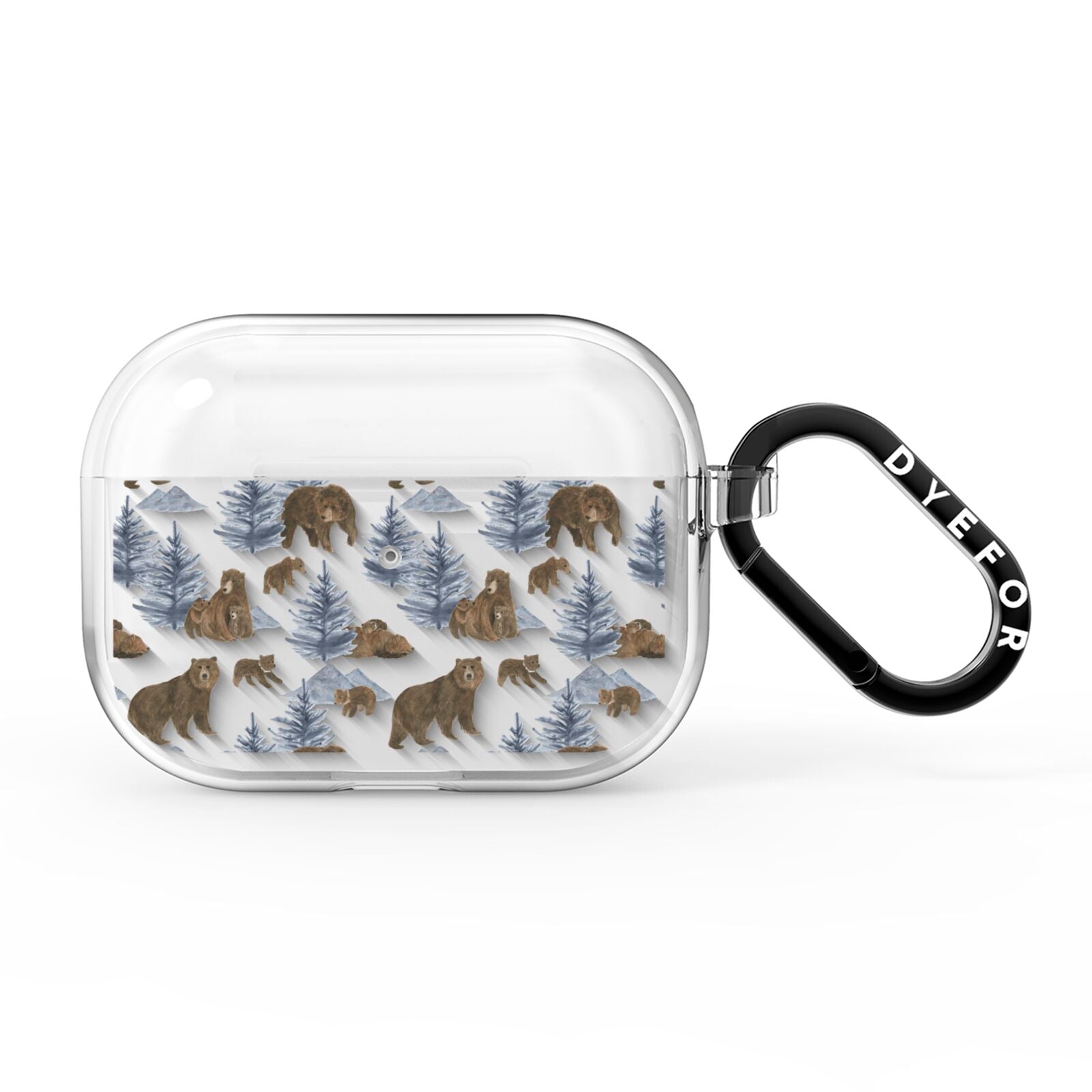 Brown Bear AirPods Pro Clear Case
