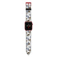Brown Bear Apple Watch Strap with Red Hardware
