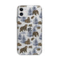 Brown Bear Apple iPhone 11 in White with Bumper Case