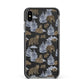 Brown Bear Apple iPhone Xs Max Impact Case Black Edge on Black Phone