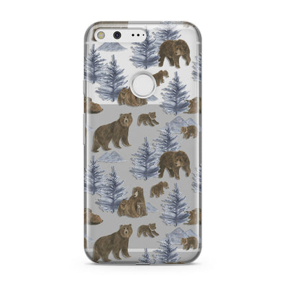 Brown Bear Google Pixel Case
