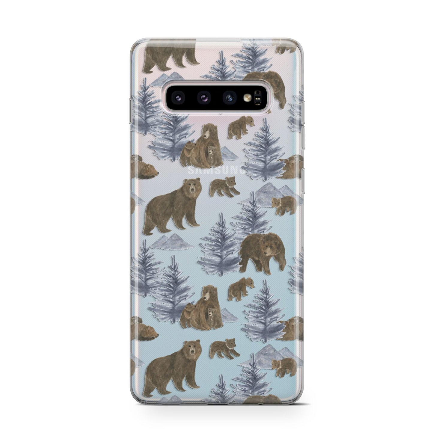 Brown Bear Samsung Galaxy S10 Case