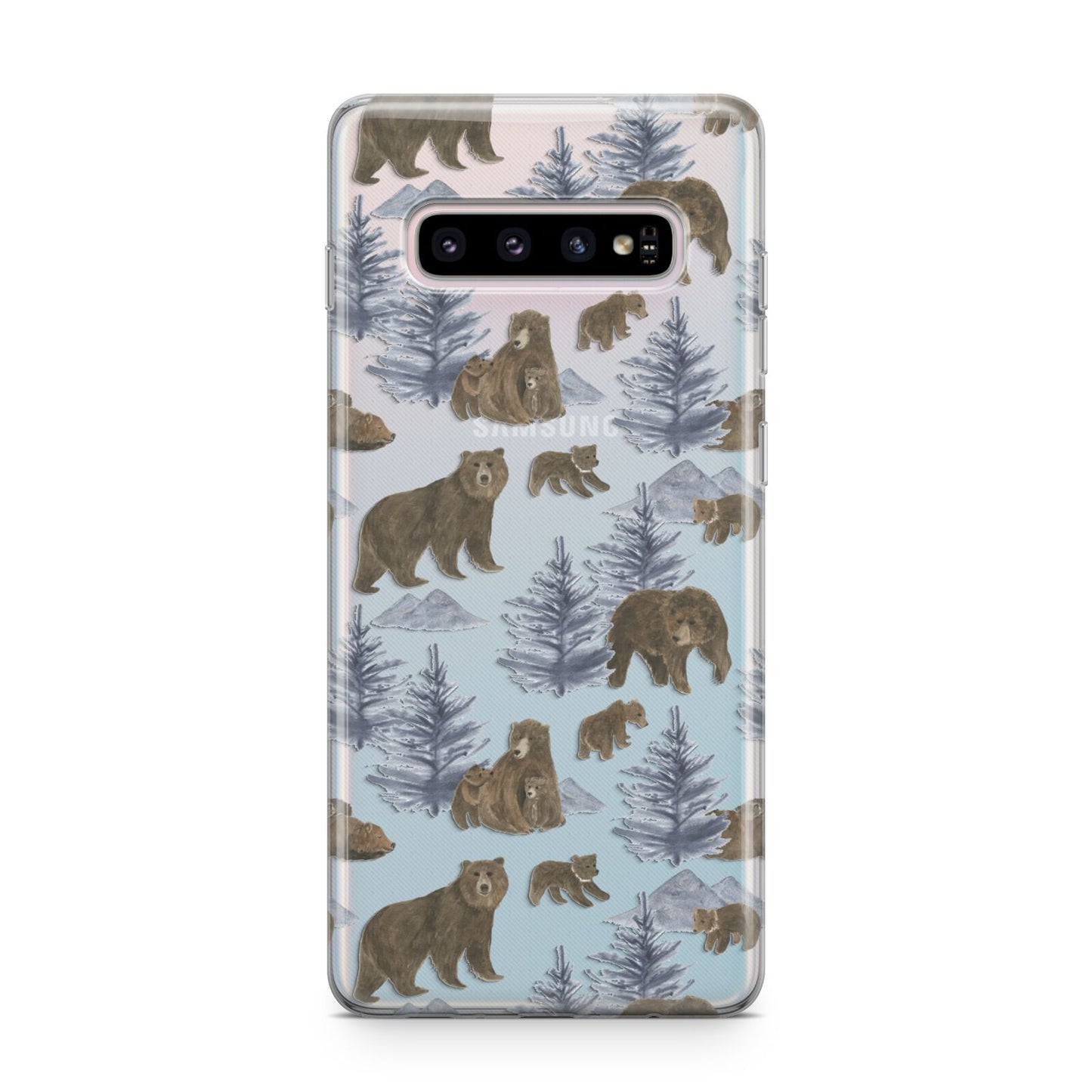 Brown Bear Samsung Galaxy S10 Plus Case