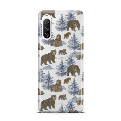 Brown Bear Sony Xperia 10 III Case