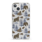 Brown Bear iPhone 13 Clear Bumper Case