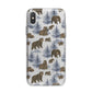 Brown Bear iPhone X Bumper Case on Silver iPhone Alternative Image 1