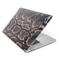 Brown Snakeskin Apple MacBook Case Side View