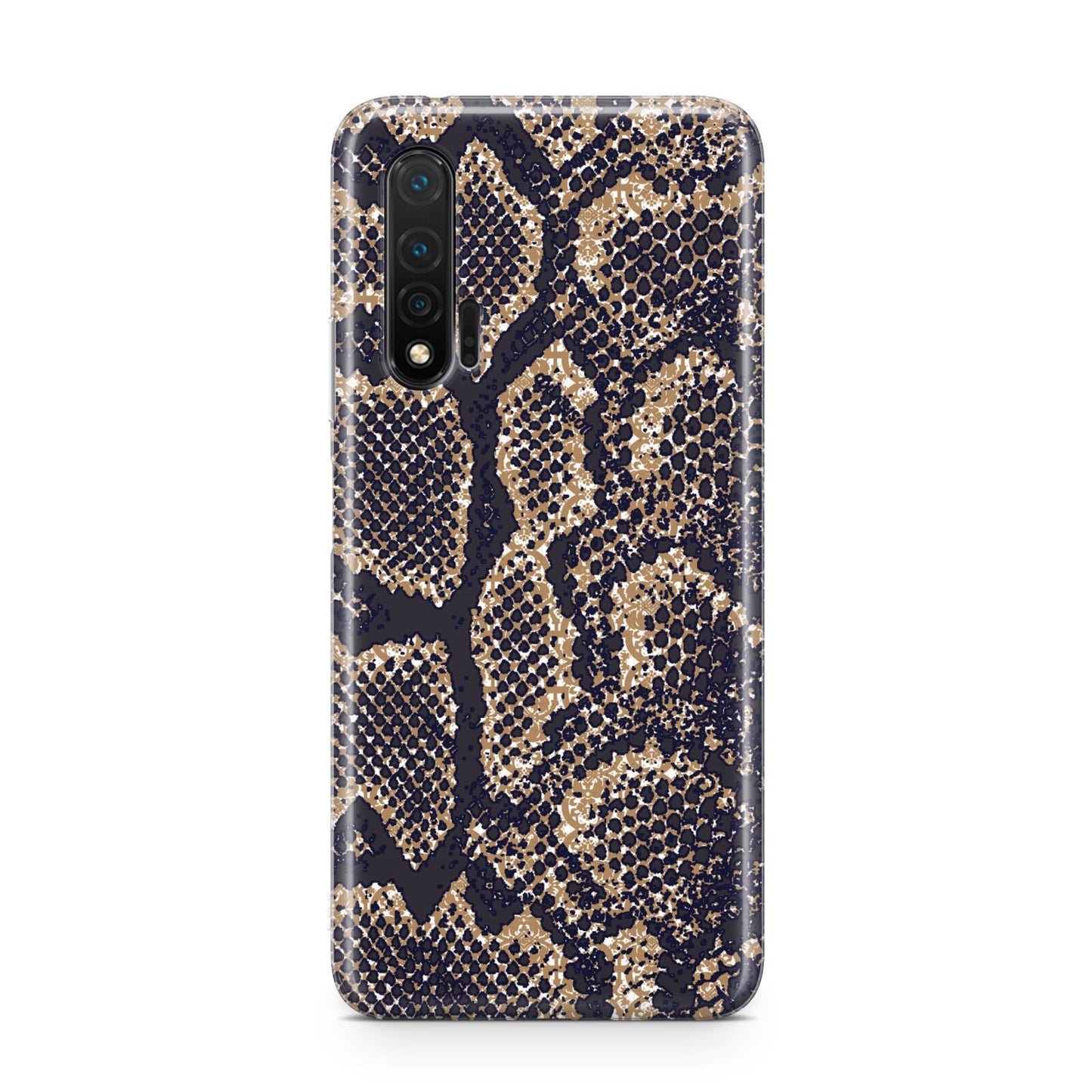 Brown Snakeskin Huawei Nova 6 Phone Case