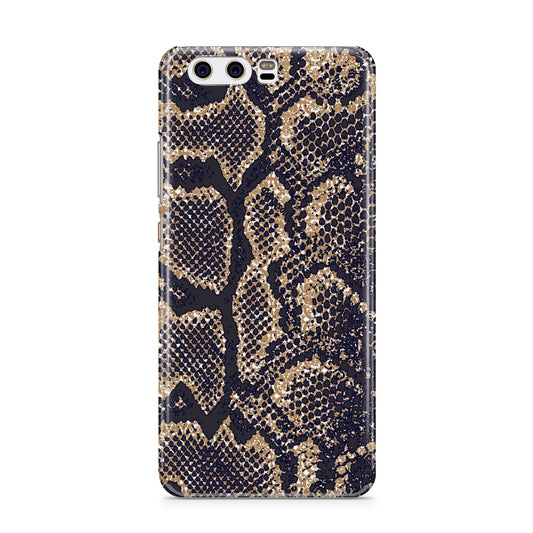 Brown Snakeskin Huawei P10 Phone Case