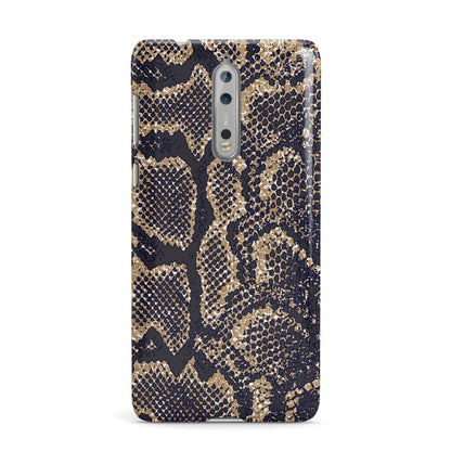 Brown Snakeskin Nokia Case