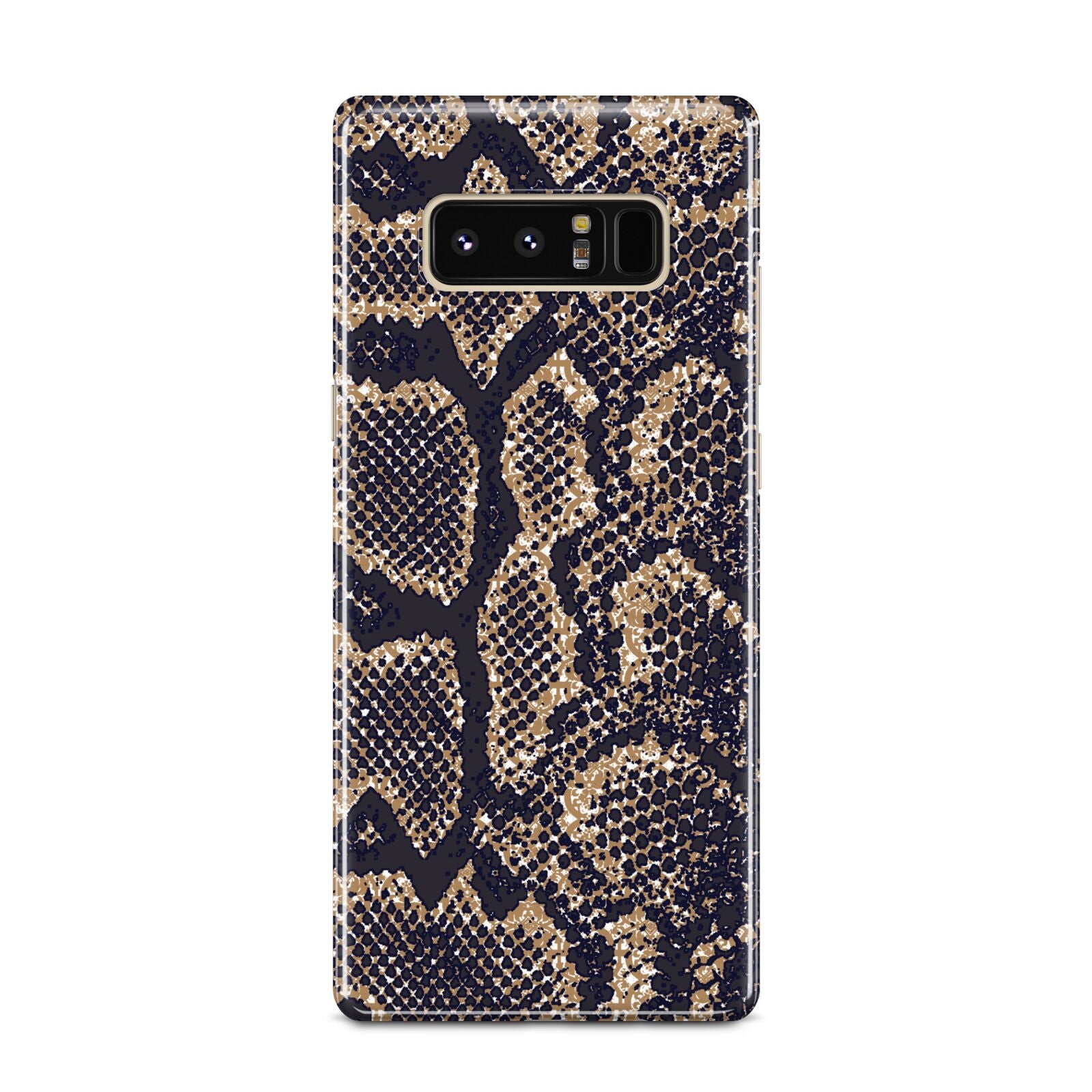 Brown Snakeskin Samsung Galaxy Note 8 Case