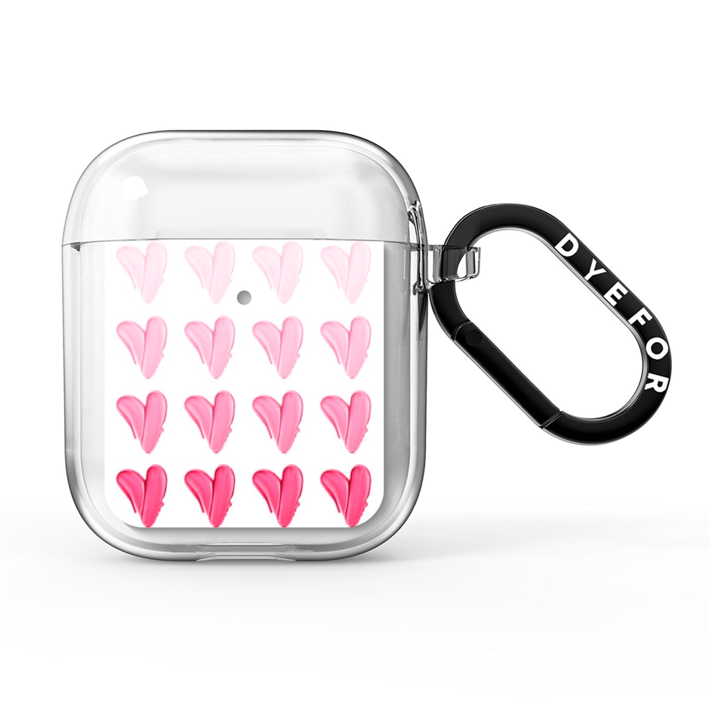 Brushstroke Heart AirPods Clear Case