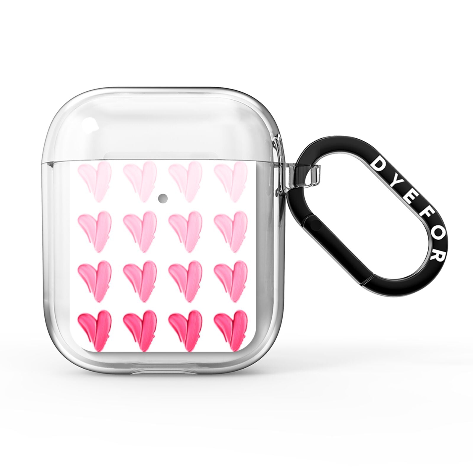 Brushstroke Heart AirPods Clear Case