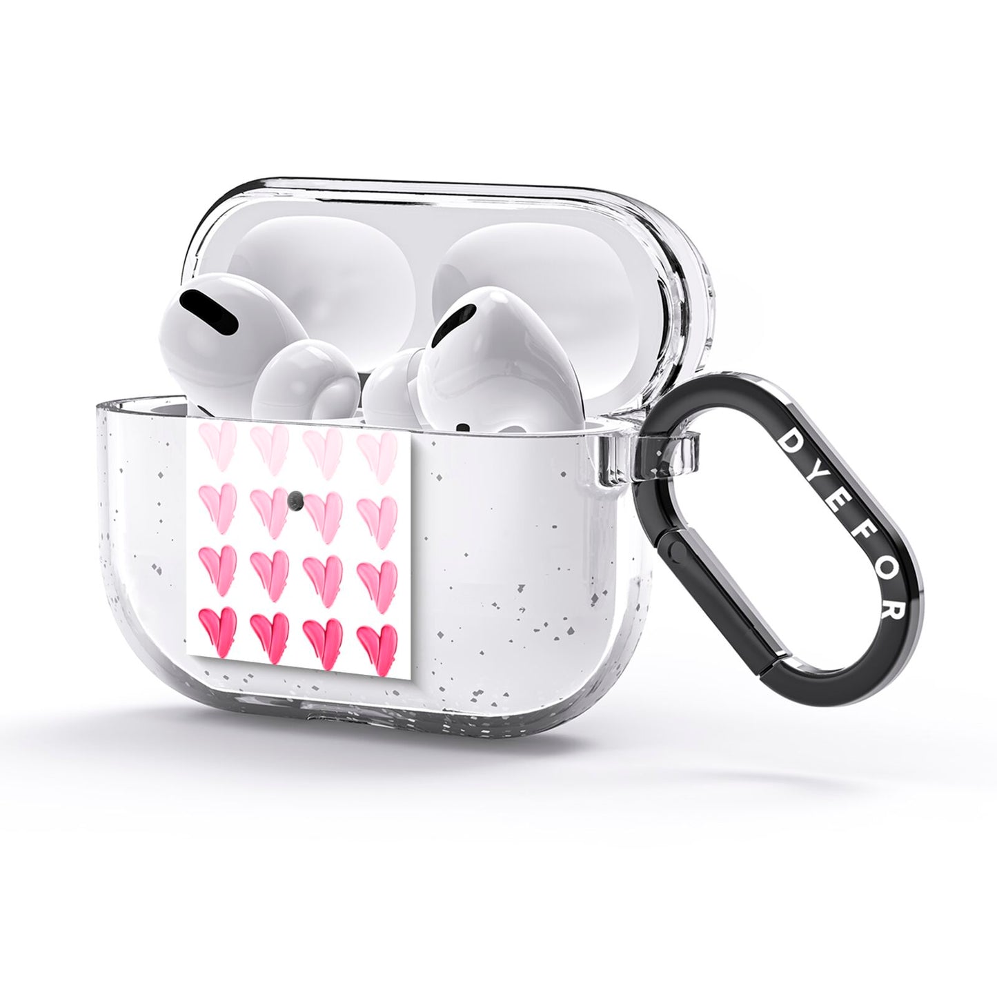 Brushstroke Heart AirPods Glitter Case 3rd Gen Side Image