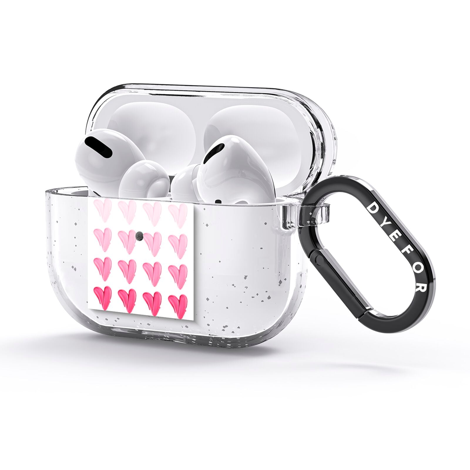 Brushstroke Heart AirPods Glitter Case 3rd Gen Side Image