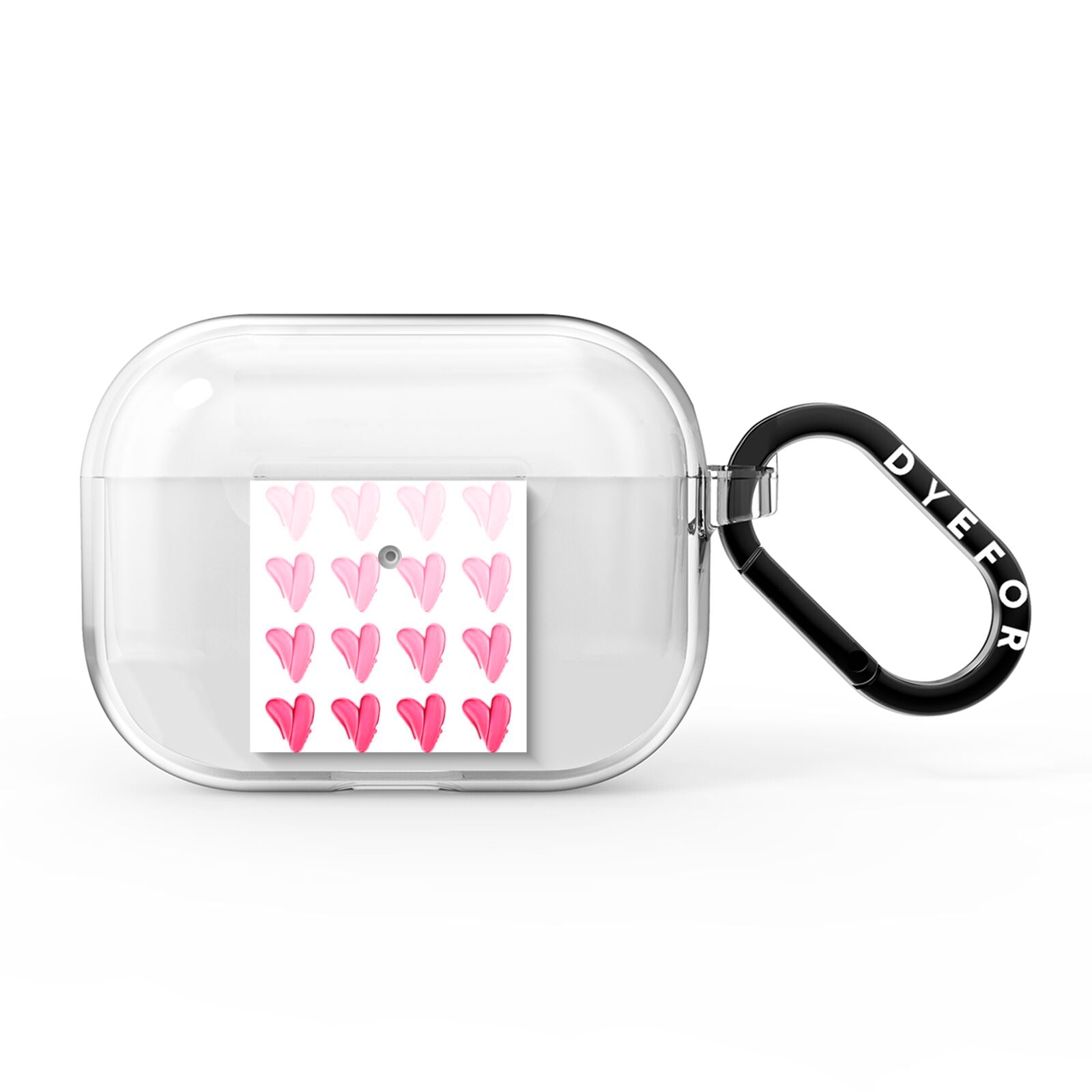 Brushstroke Heart AirPods Pro Clear Case
