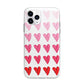 Brushstroke Heart Apple iPhone 11 Pro Max in Silver with Bumper Case