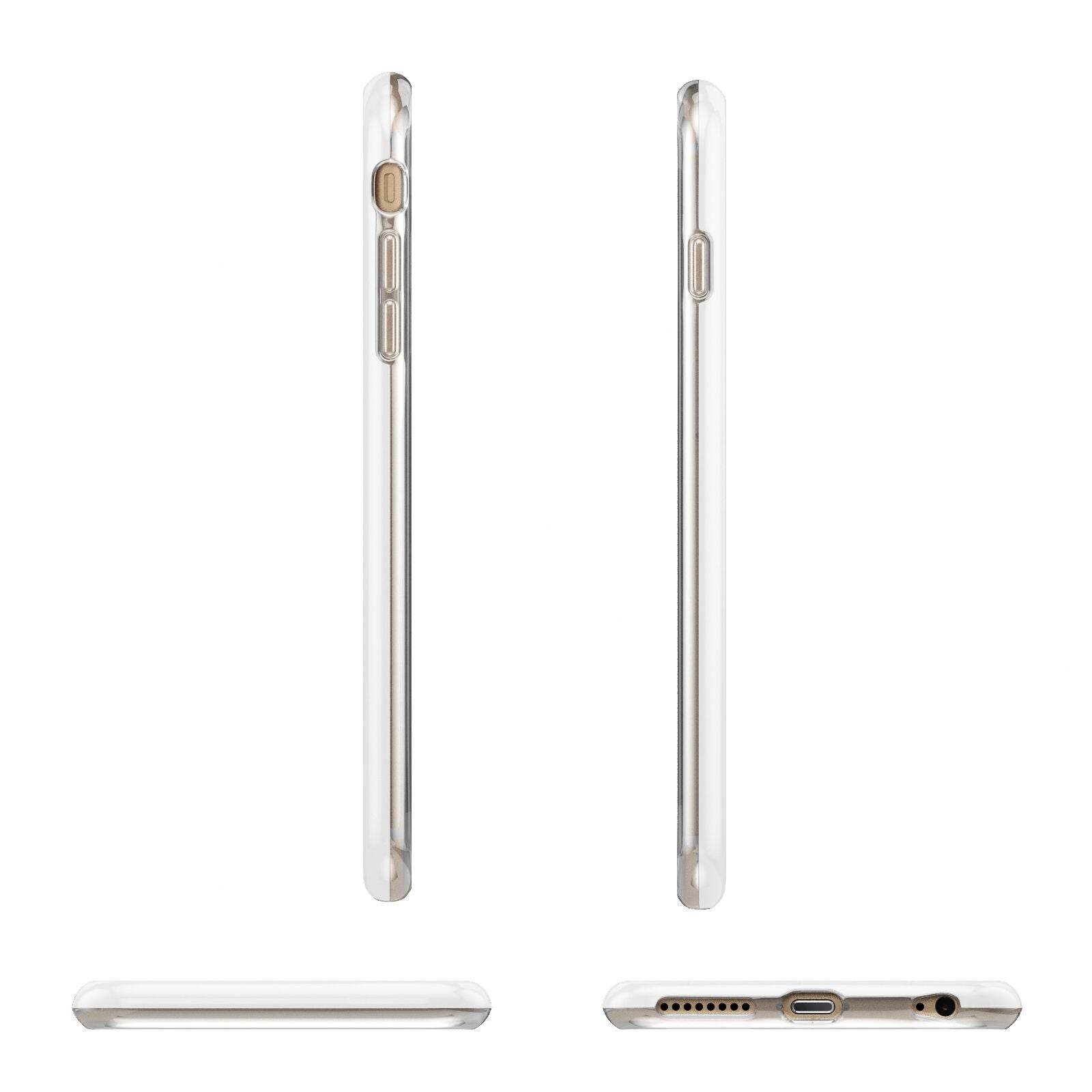 Brushstroke Heart Apple iPhone 6 Plus 3D Wrap Tough Case Alternative Image Angles