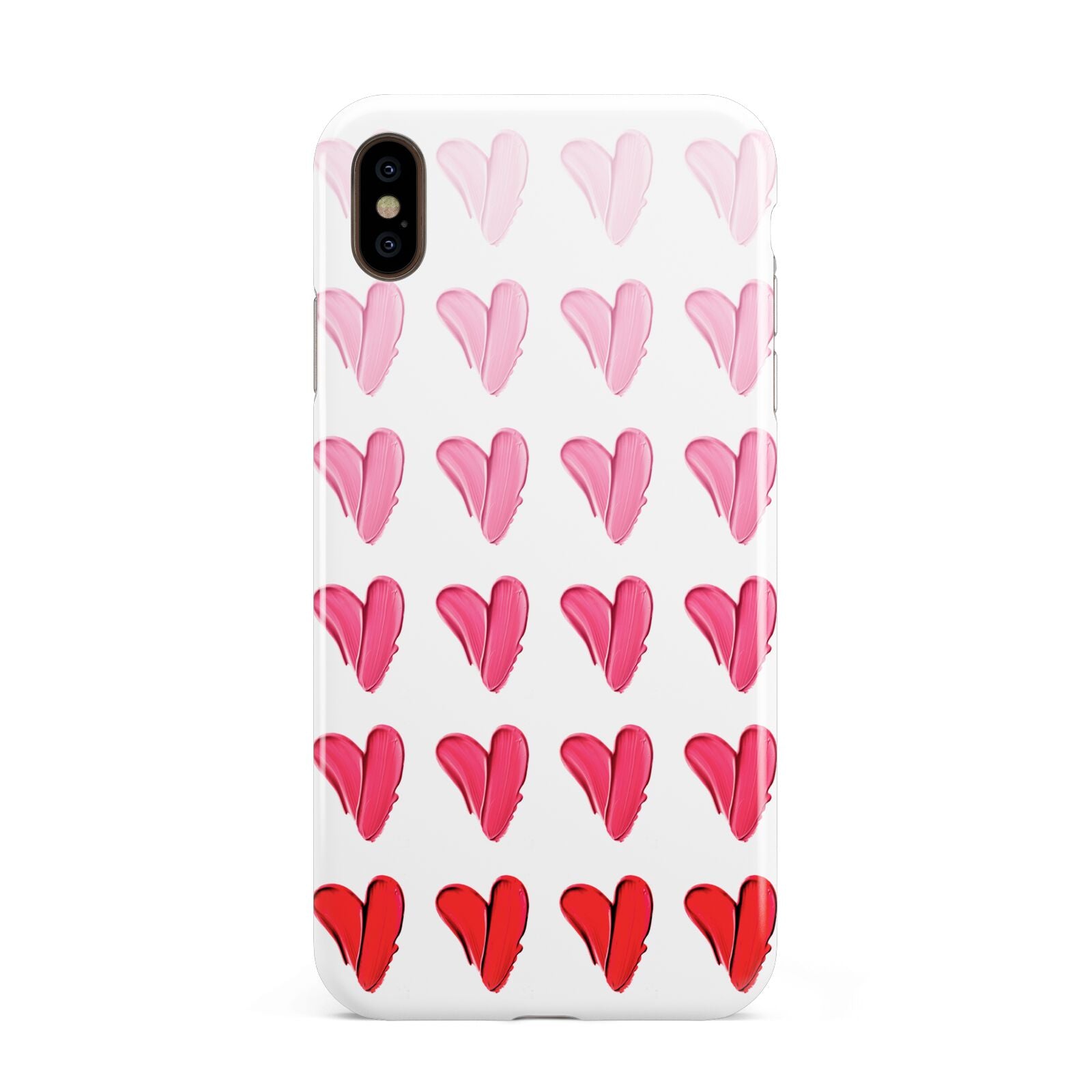 Brushstroke Heart Apple iPhone Xs Max 3D Tough Case