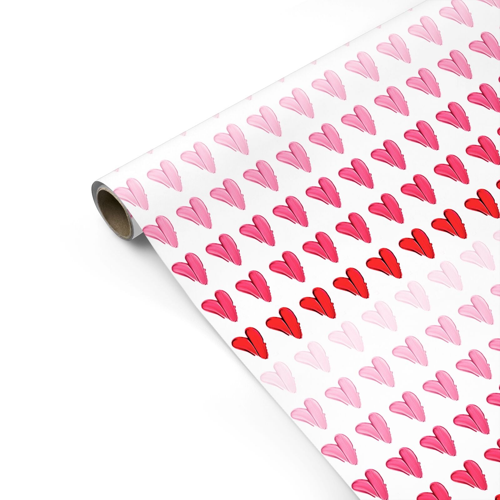 Brushstroke Heart Personalised Gift Wrap
