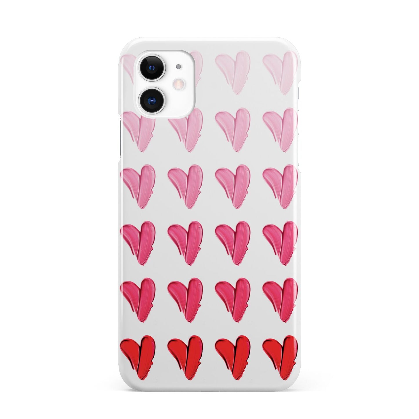 Brushstroke Heart iPhone 11 3D Snap Case