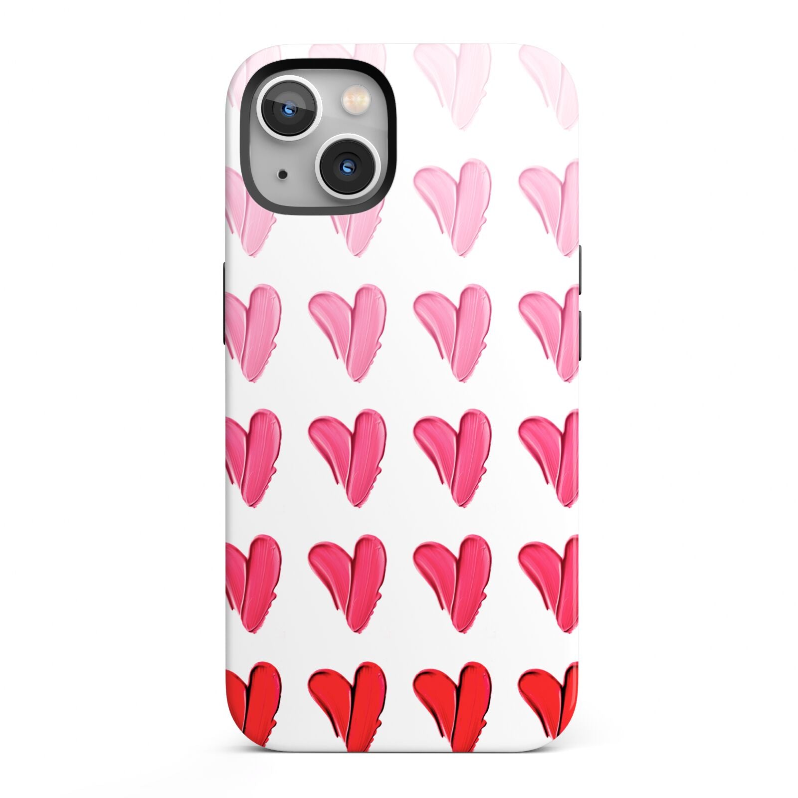 Brushstroke Heart iPhone 13 Full Wrap 3D Tough Case