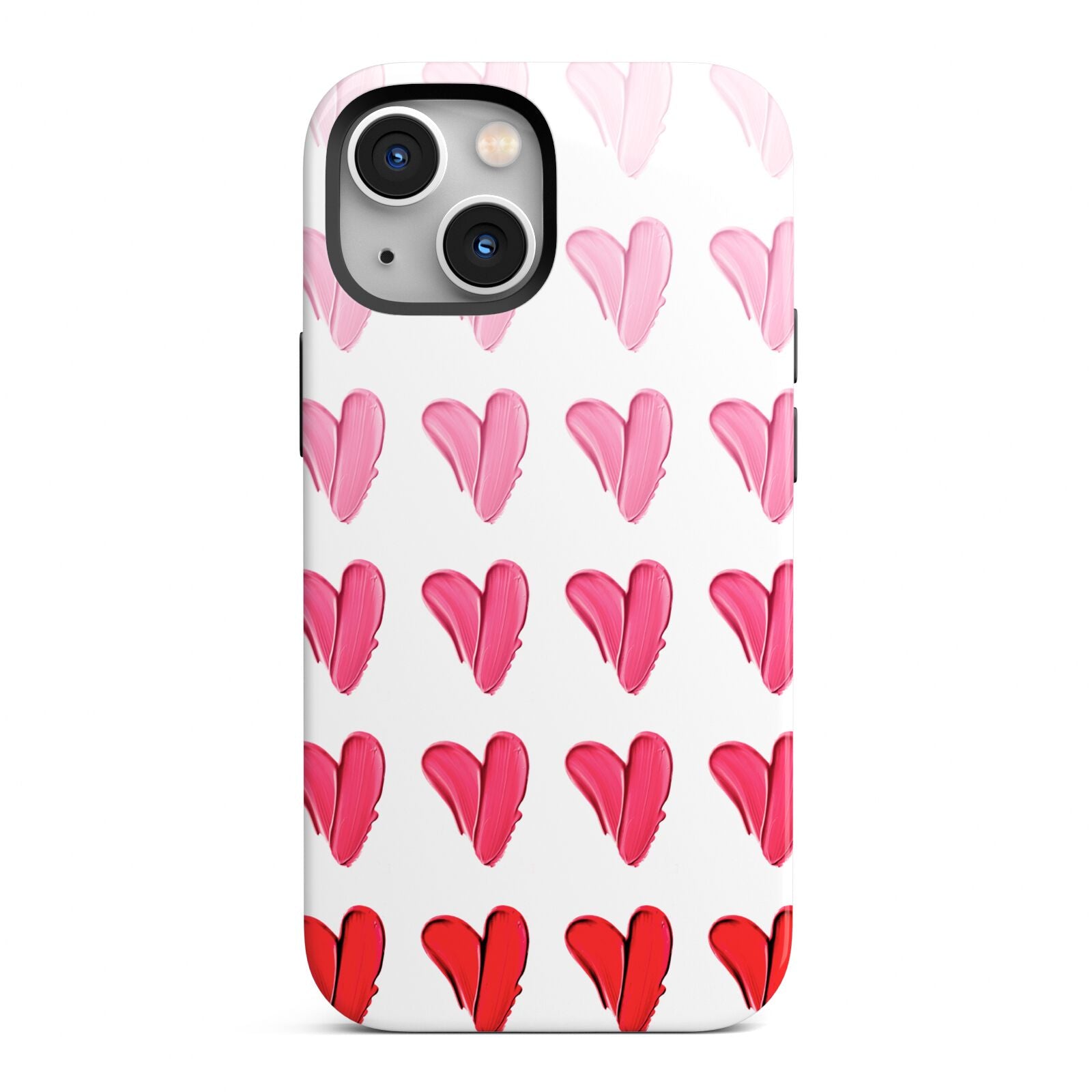 Brushstroke Heart iPhone 13 Mini Full Wrap 3D Tough Case