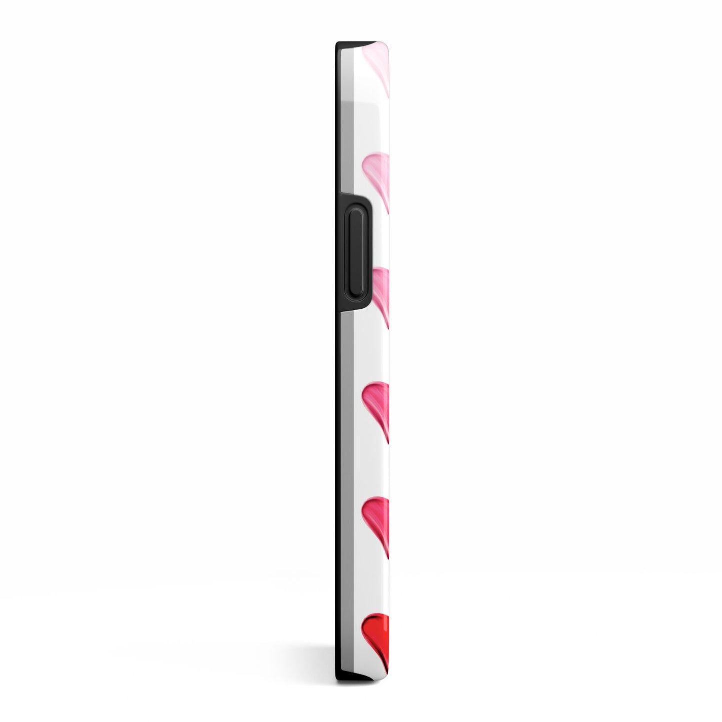 Brushstroke Heart iPhone 13 Mini Side Image 3D Tough Case