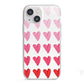 Brushstroke Heart iPhone 13 Mini TPU Impact Case with White Edges