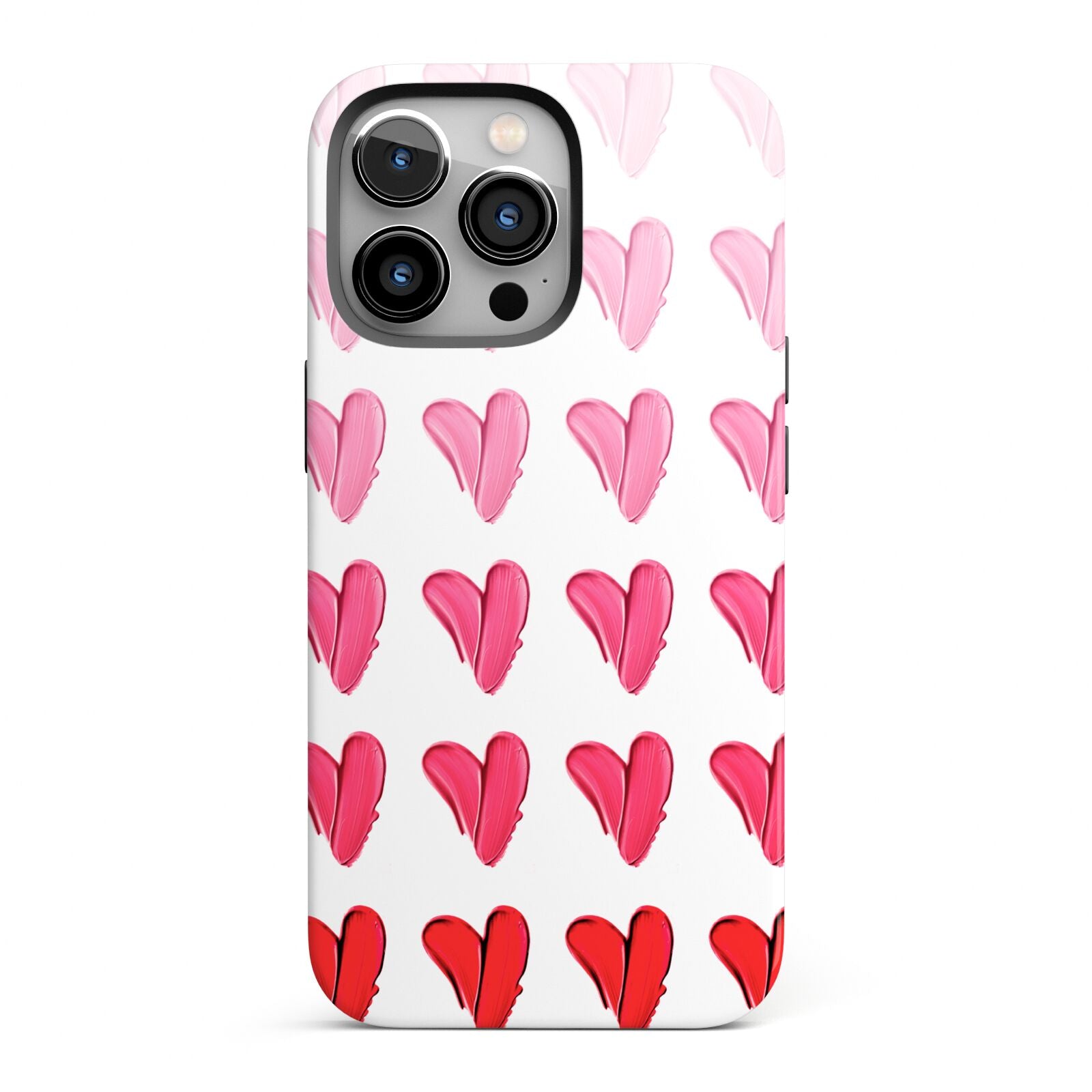 Brushstroke Heart iPhone 13 Pro Full Wrap 3D Tough Case