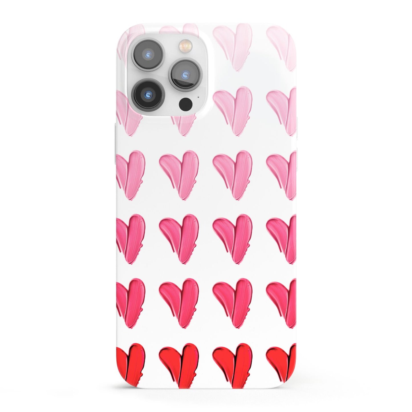 Brushstroke Heart iPhone 13 Pro Max Full Wrap 3D Snap Case