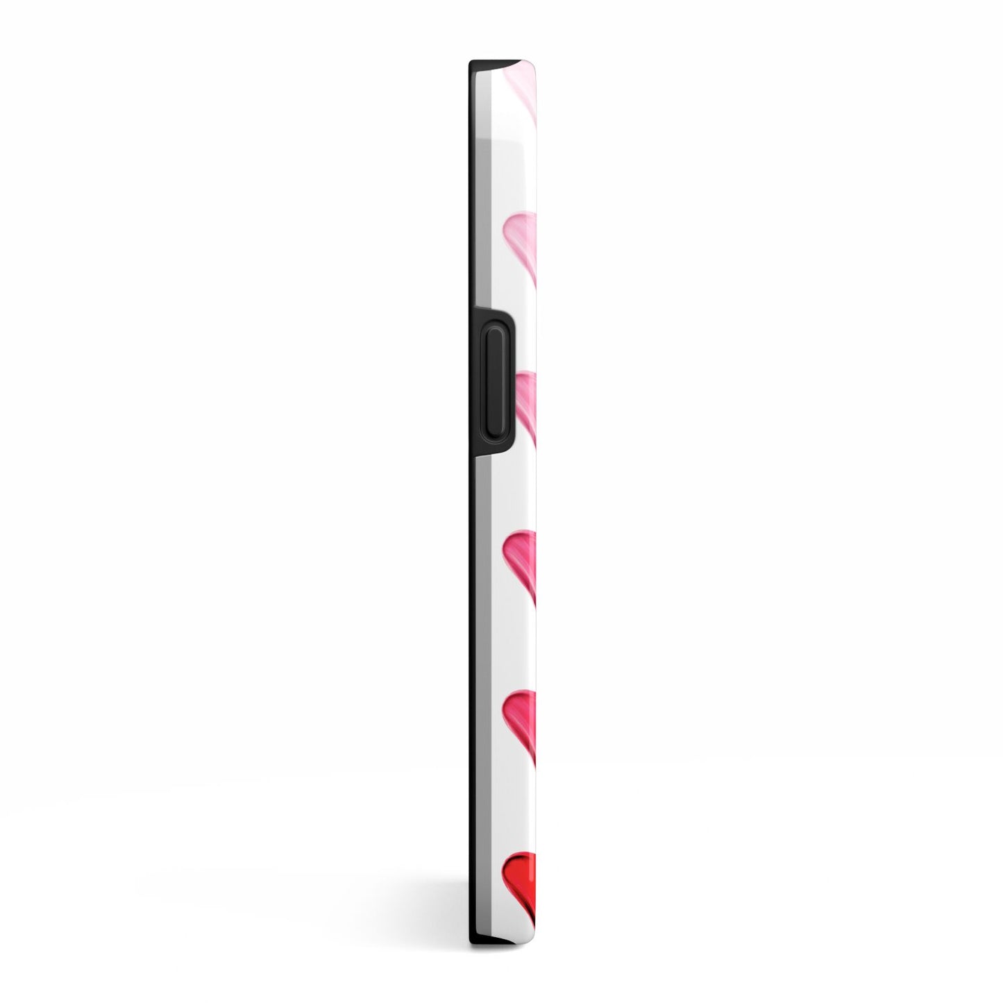 Brushstroke Heart iPhone 13 Side Image 3D Tough Case