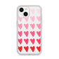 Brushstroke Heart iPhone 14 Clear Tough Case Starlight
