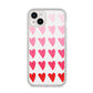 Brushstroke Heart iPhone 14 Plus Clear Tough Case Starlight
