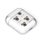 Bugg Icon with Name AirPods Case Laid Flat